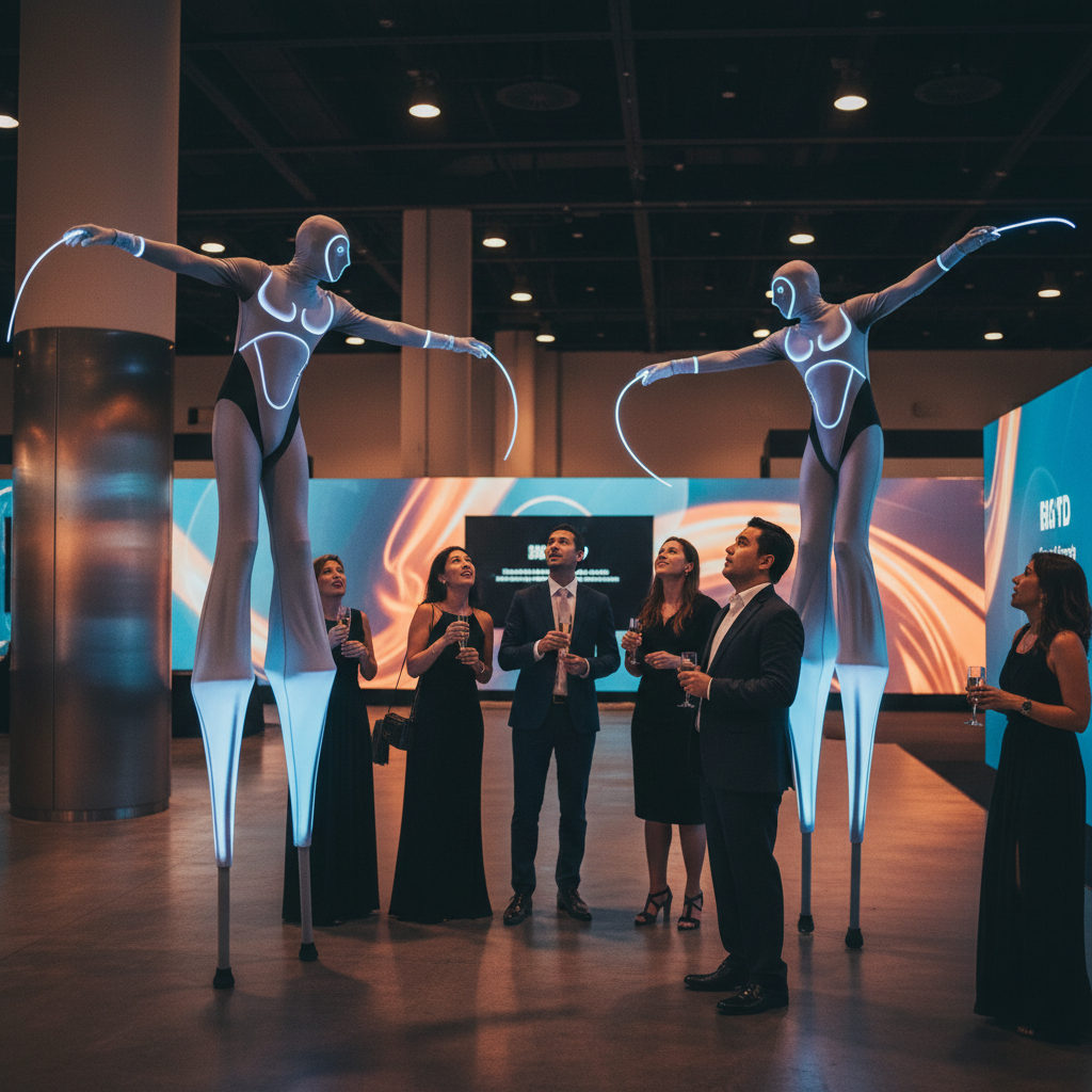 Booking Stilt Walkers and LED Acts for Brand Launches in Singapore
