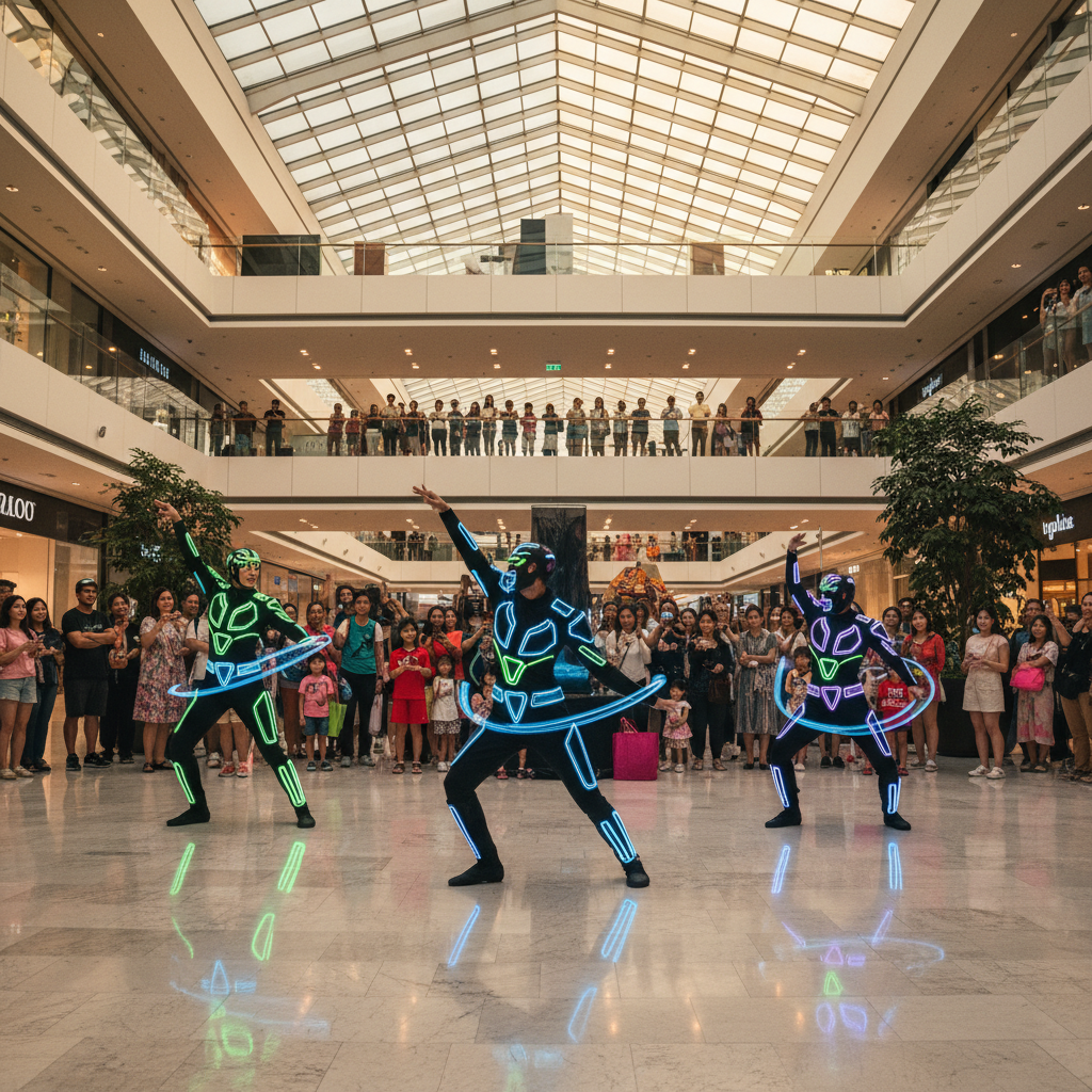 Choosing LED Acts for Brand Activations at Singapore Malls