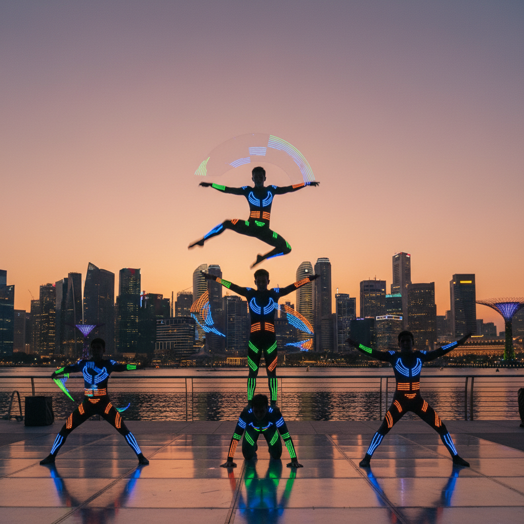Choosing LED Act Performers for Brand Launches at Marina Bay in Singapore