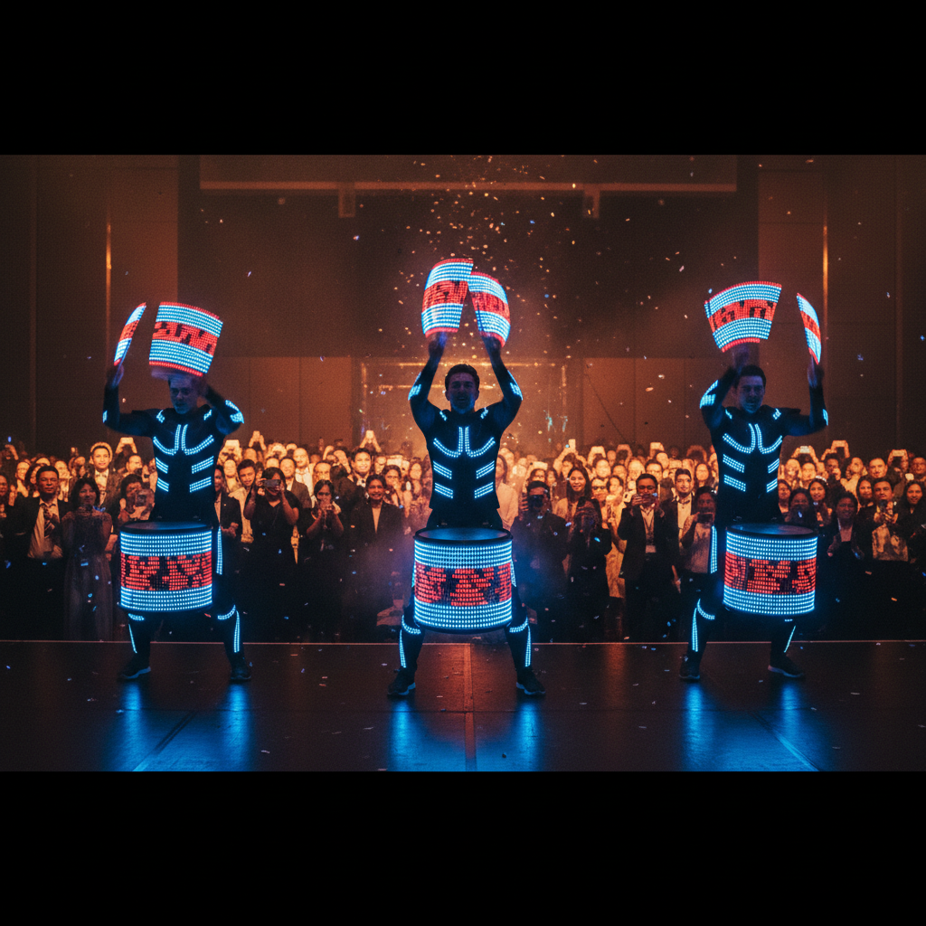Choosing LED Drummers for High-Energy Events in Singapore