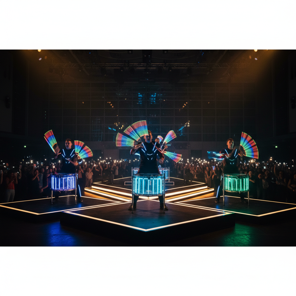 Choosing LED Drummers or LED Ballerinas for Events in Singapore