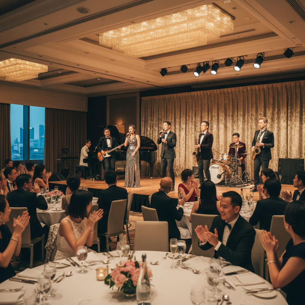Choosing Live Bands for Corporate Gala Dinners in Singapore