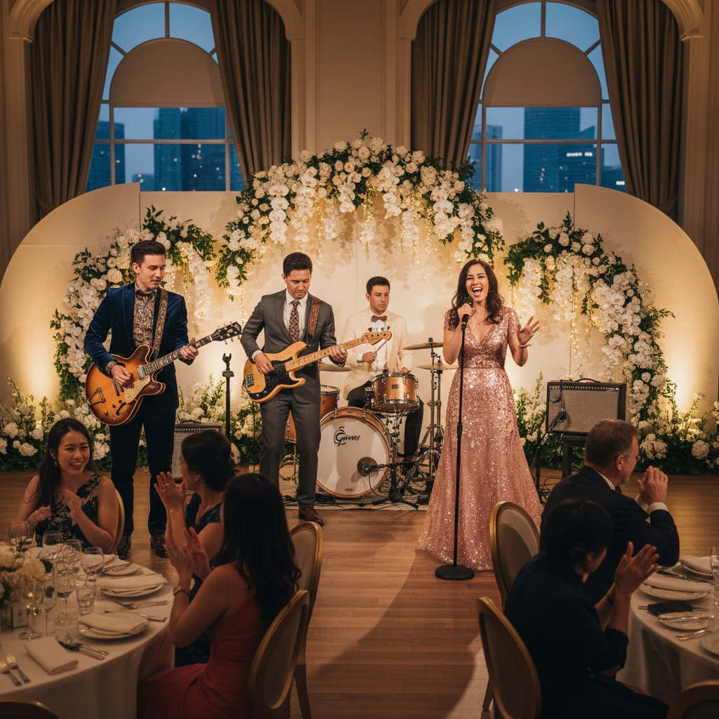 Choosing the Right Live Bands for Wedding Entertainment in Singapore