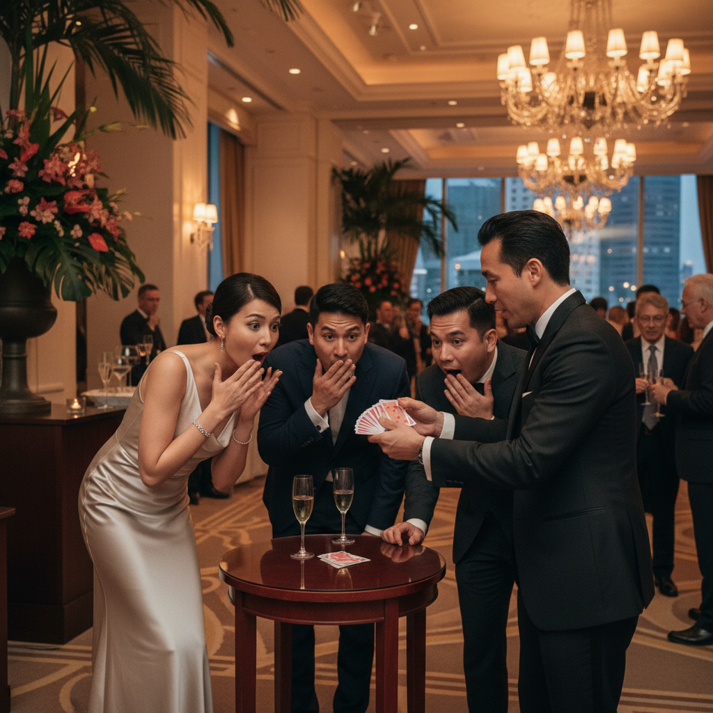 Choosing Between Roving or Staged Magicians for Events in Singapore