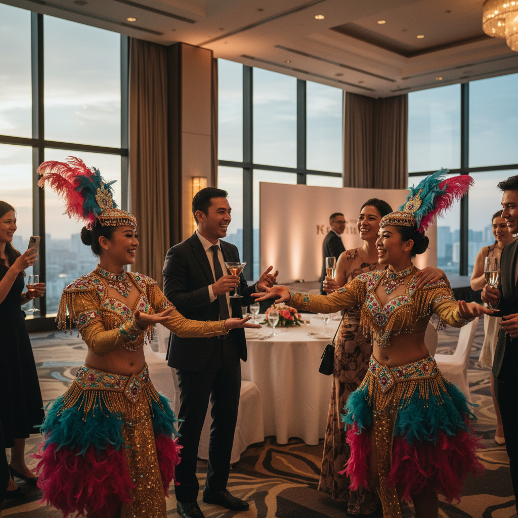 Choosing Between Roving and Staged Dancers for Singapore Events