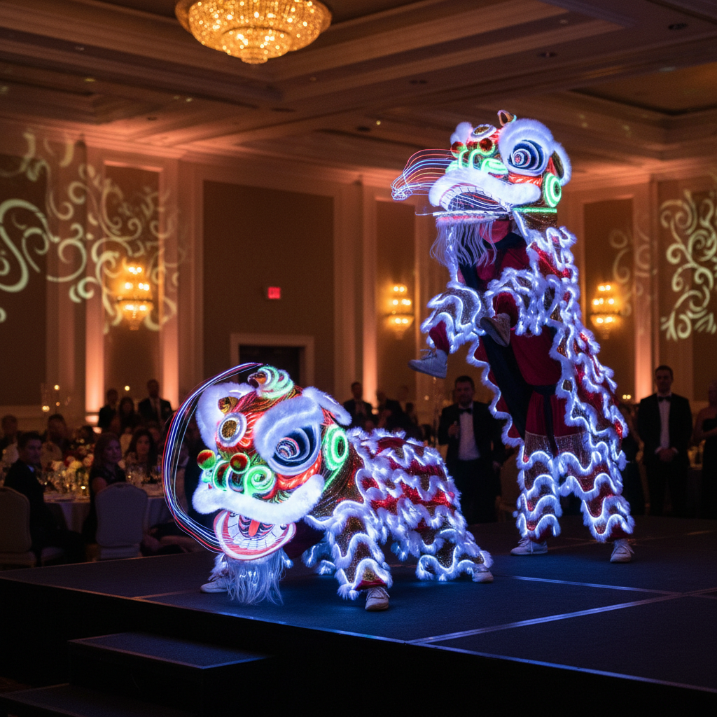 Choosing Between Traditional and LED Lion Dance for Events in Singapore