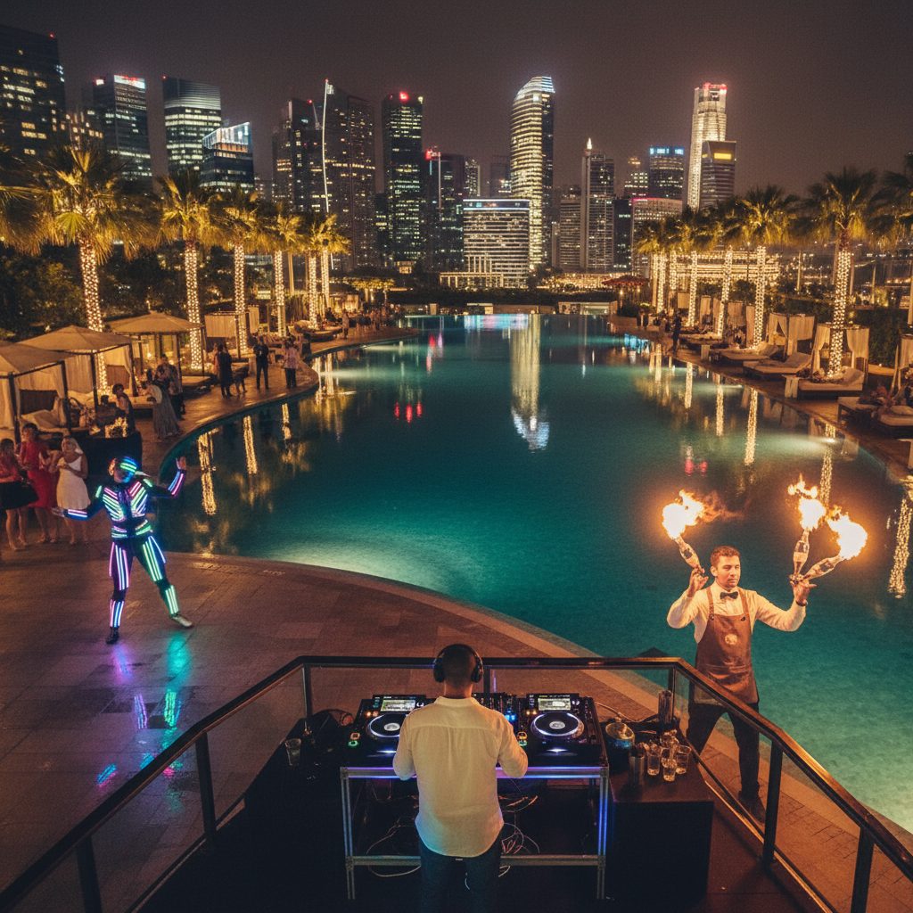 Cost Guide: Planning Entertainment for Hotel Pool Parties in Singapore