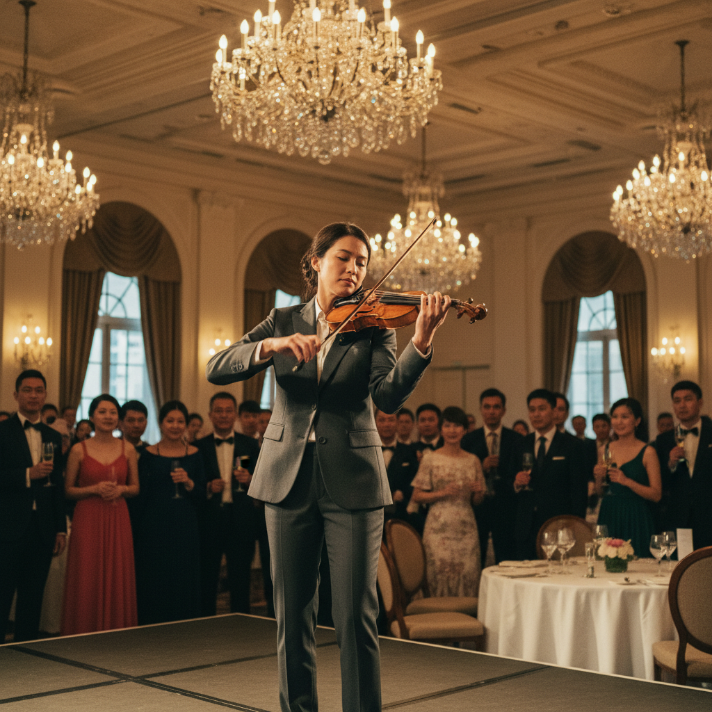 Cost Guide: Hiring a Solo Violinist for Corporate Events in Singapore