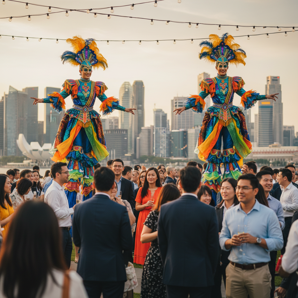 Cost Guide: Booking Stilt Walkers for Events in Singapore