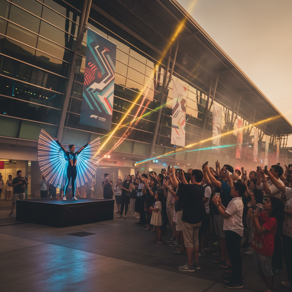 Choosing Entertainment for Brand Activations at F1 Pit Building, Singapore