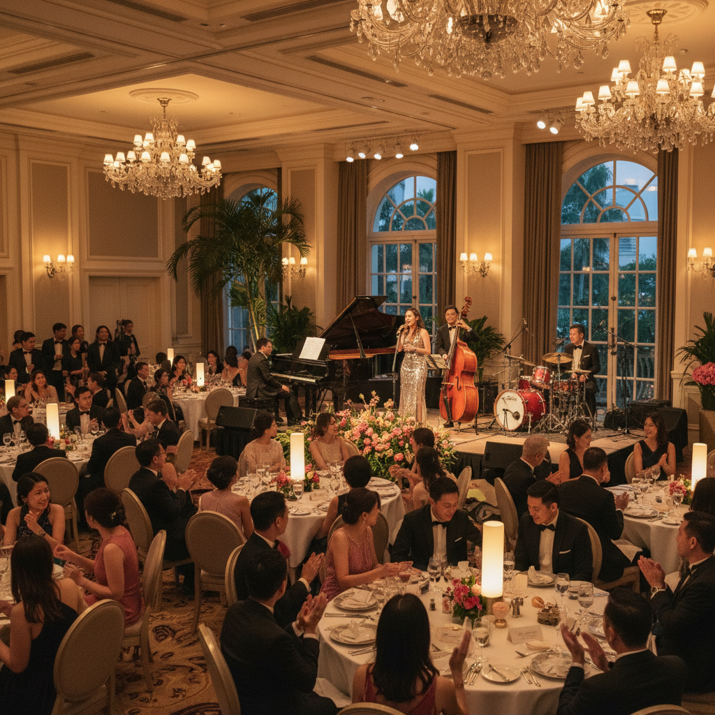Planning Entertainment for Gala Dinners at Hotel Ballrooms in Singapore