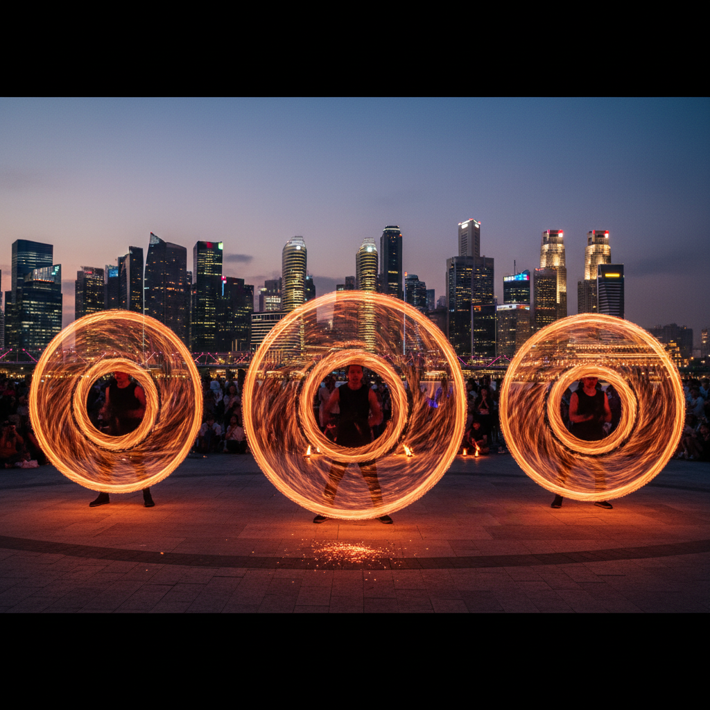 Hiring Fire Performers for Outdoor Events in Singapore: Safety & Impact