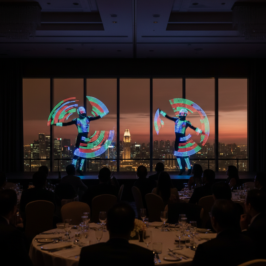 Hiring LED Acts in Singapore: Visual Impact for Corporate Events