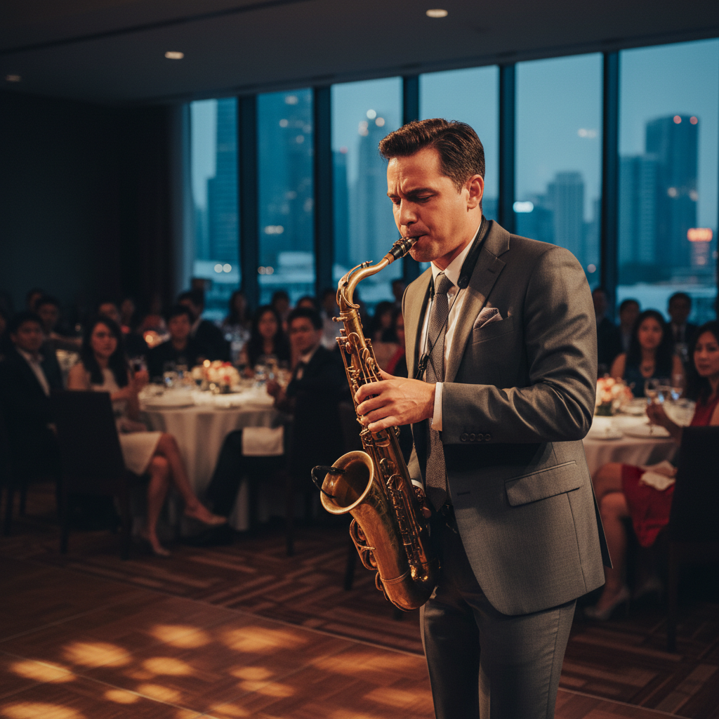 Hiring a Saxophonist for Sophisticated Events in Singapore