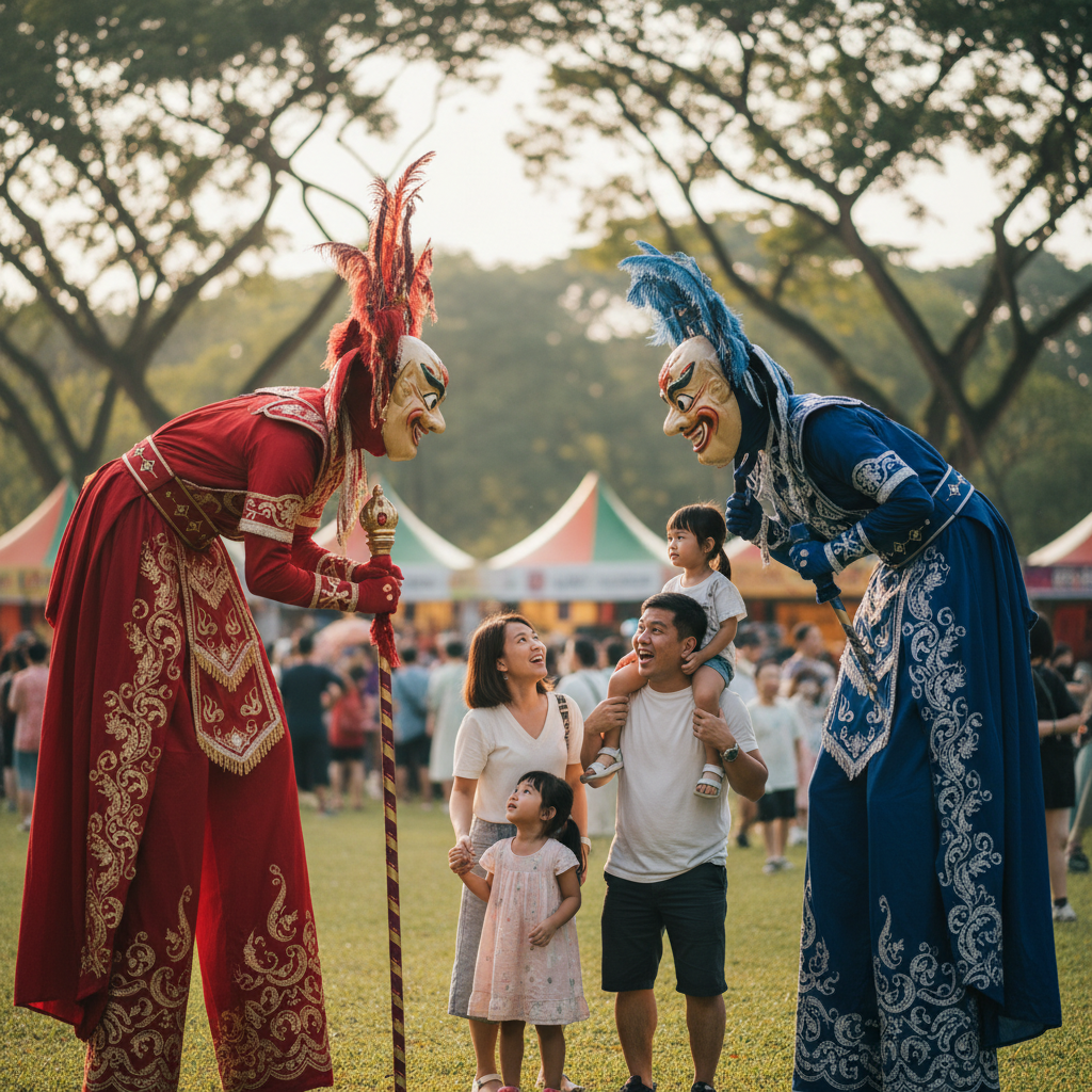 Hiring Stilt Walkers in Singapore: Enhancing Engagement at Events