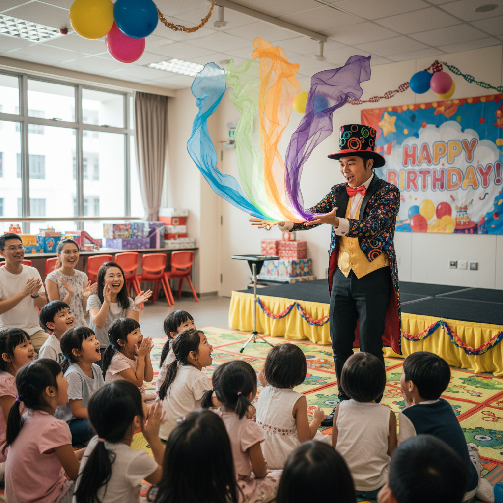 Cost Guide: Booking a Kids' Party Magician in Singapore