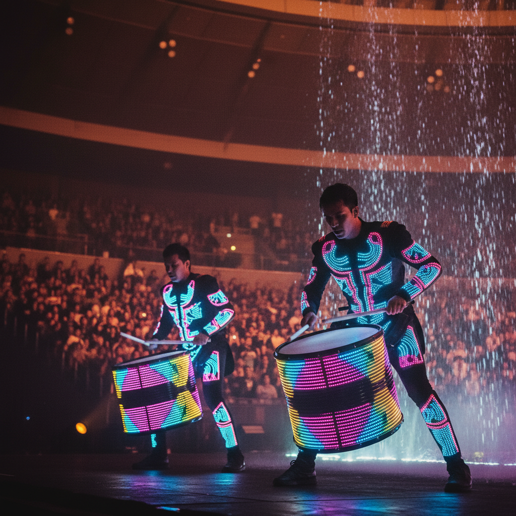 Choosing LED Drummers vs. LED Dancers for Your Singapore Event