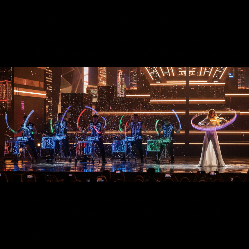 Comparing LED Drummers vs. LED Violinists for Brand Activations in Singapore