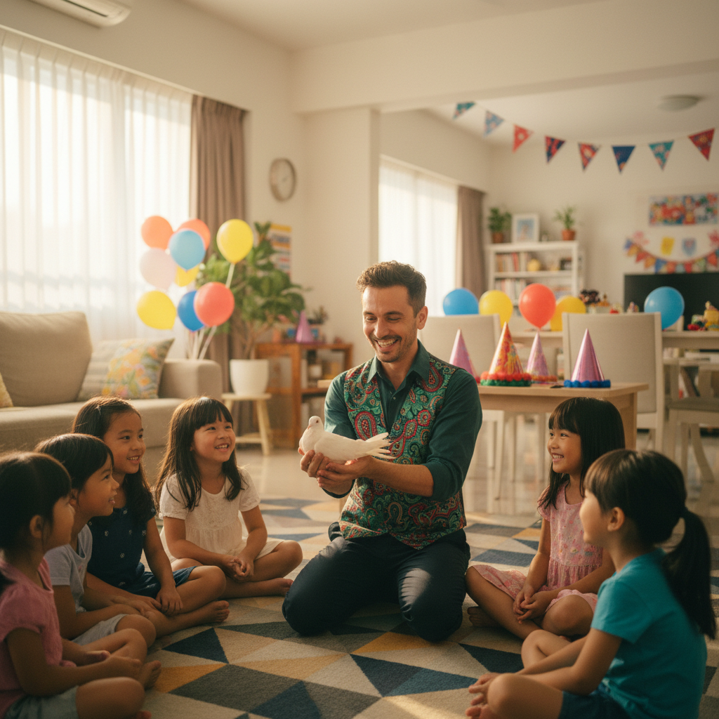 Hiring a Magician for Kids' Birthday Parties in Singapore: Costs and Tips