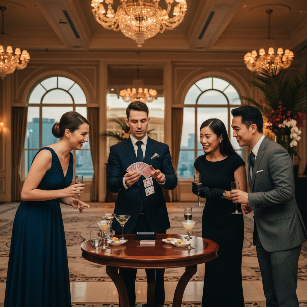 Choosing Between Magicians and Caricaturists for Corporate Events in Singapore