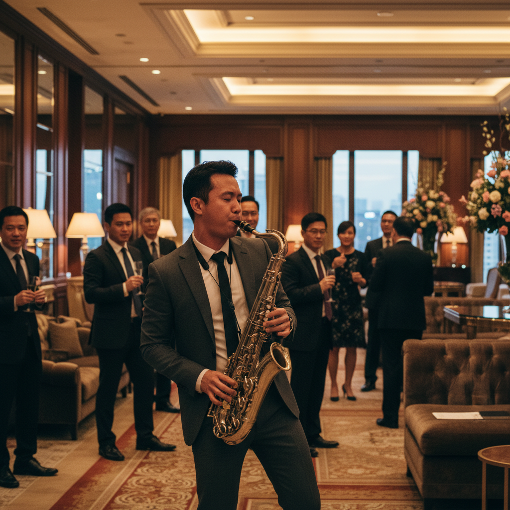Comparing Roving vs. Staged Saxophonists for Events in Singapore