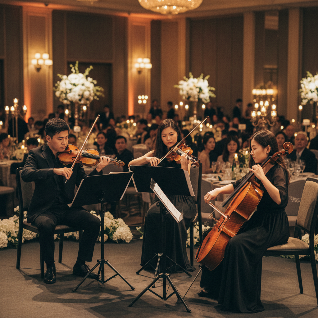 Comparing Solo Violinists vs. String Quartets for Wedding Music in Singapore