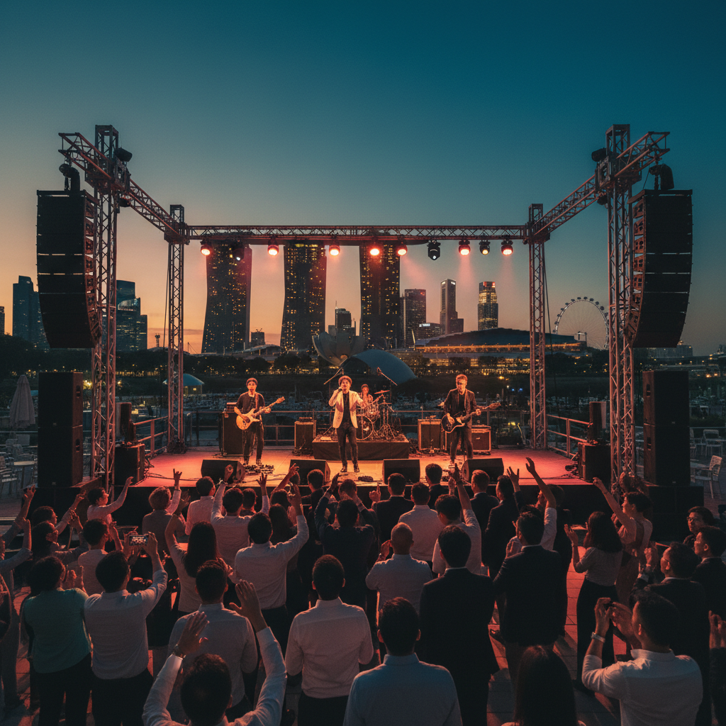 Choosing Sound Systems for Outdoor Events with Live Bands in Singapore
