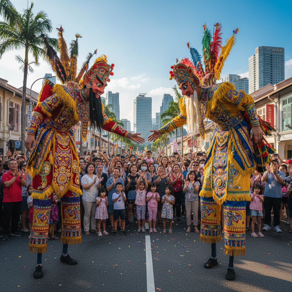 Booking Stilt Walkers for Festive Parades in Singapore: Impact & Costs